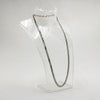 Sterling Silver Curb Link Necklace - 19 1/2"