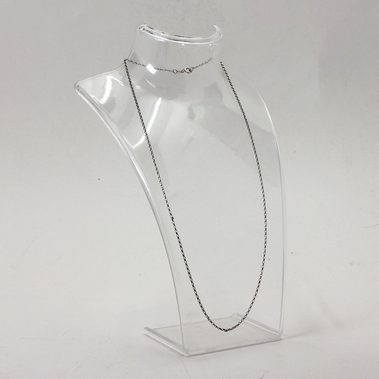 Sterling Silver Small Cable Link Necklace - 20"