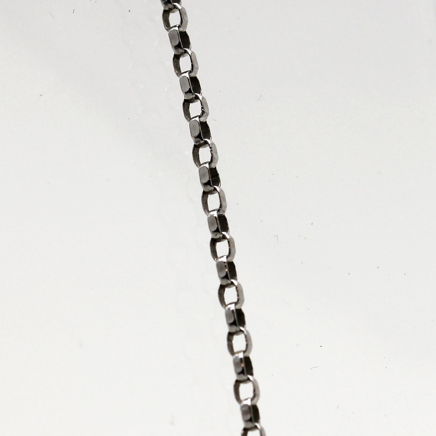 Sterling Silver Small Cable Link Necklace - 20"