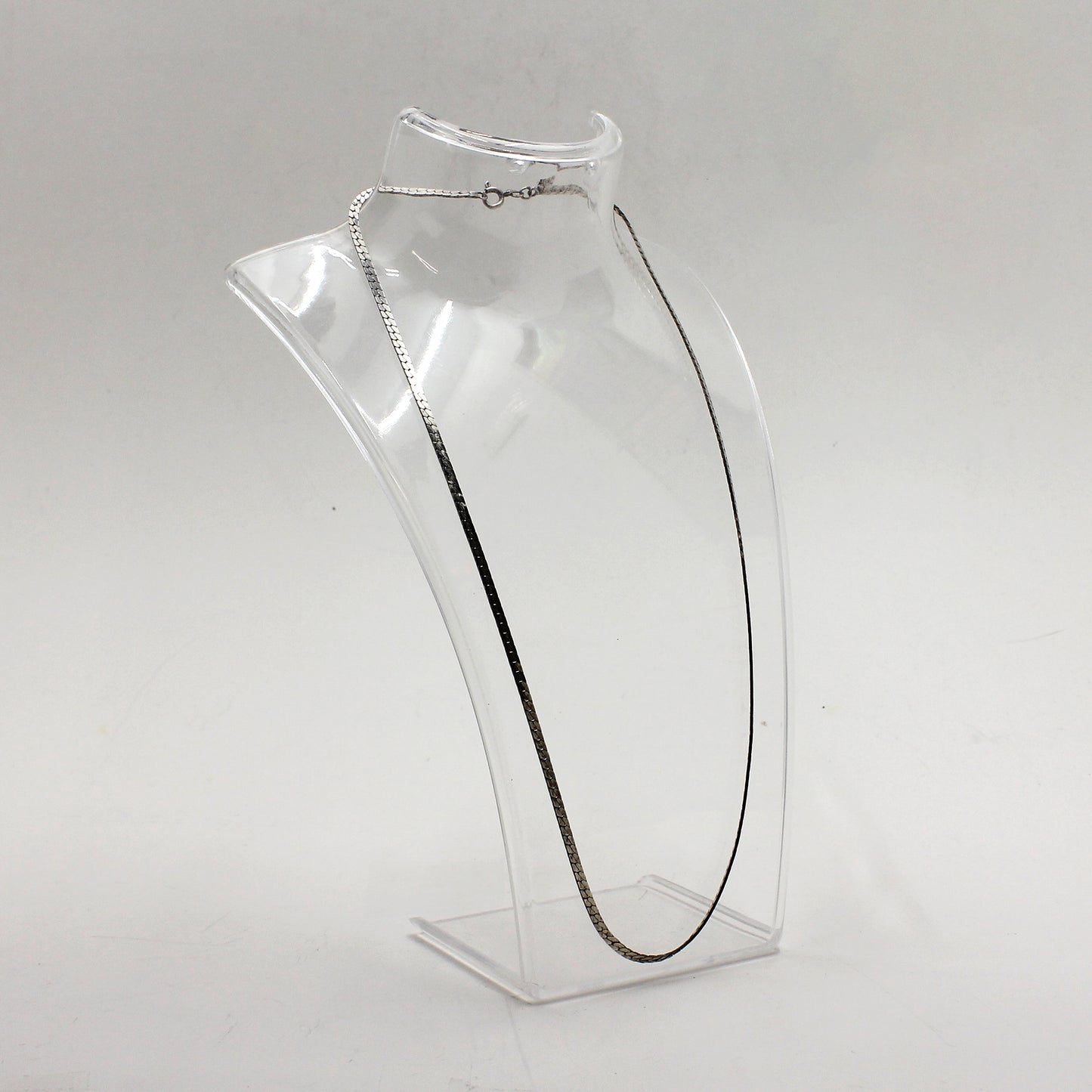 Sterling Silver Herringbone Necklace - 20"