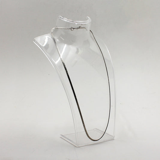 Sterling Silver Herringbone Necklace - 20"