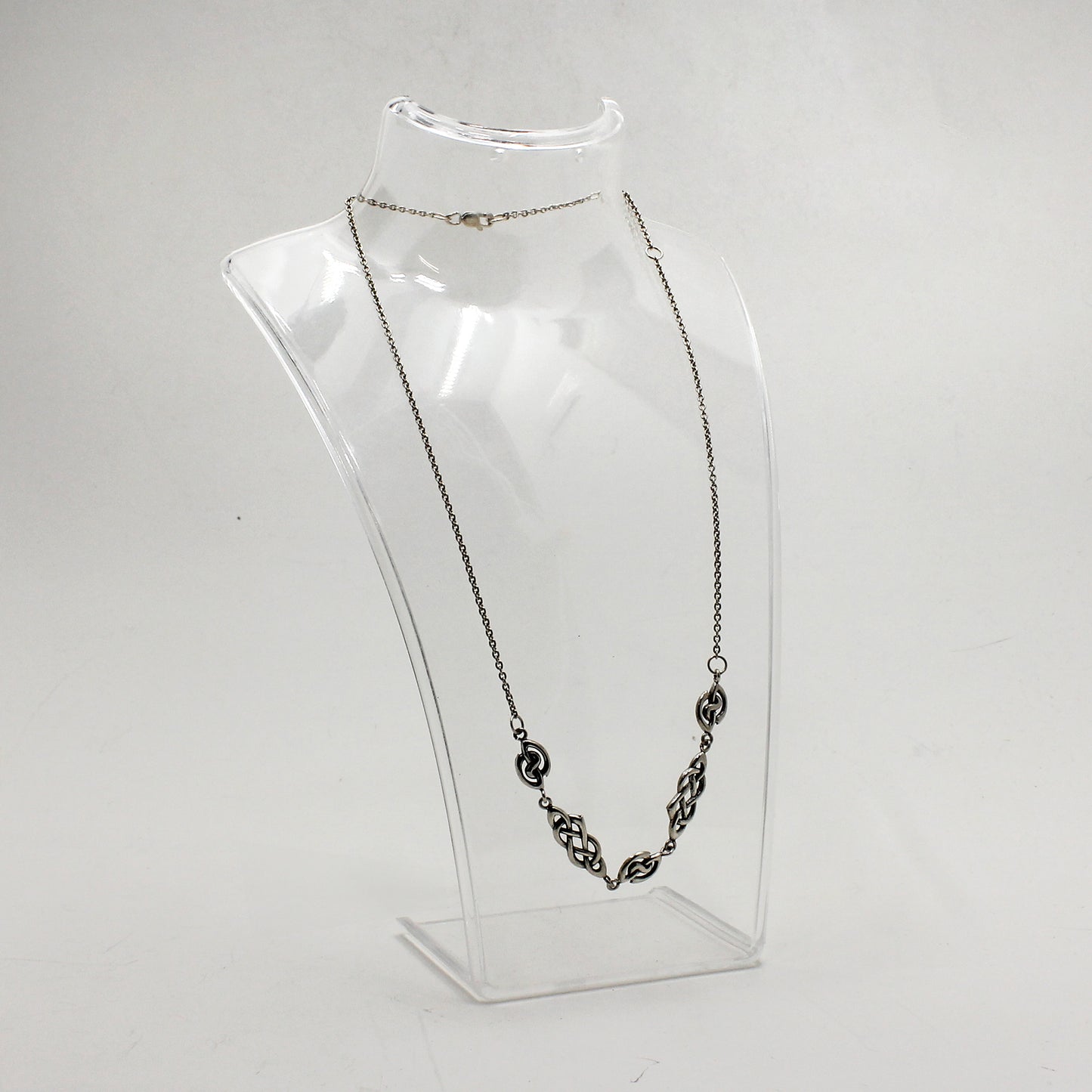 Sterling Silver Celtic Necklace - 18"