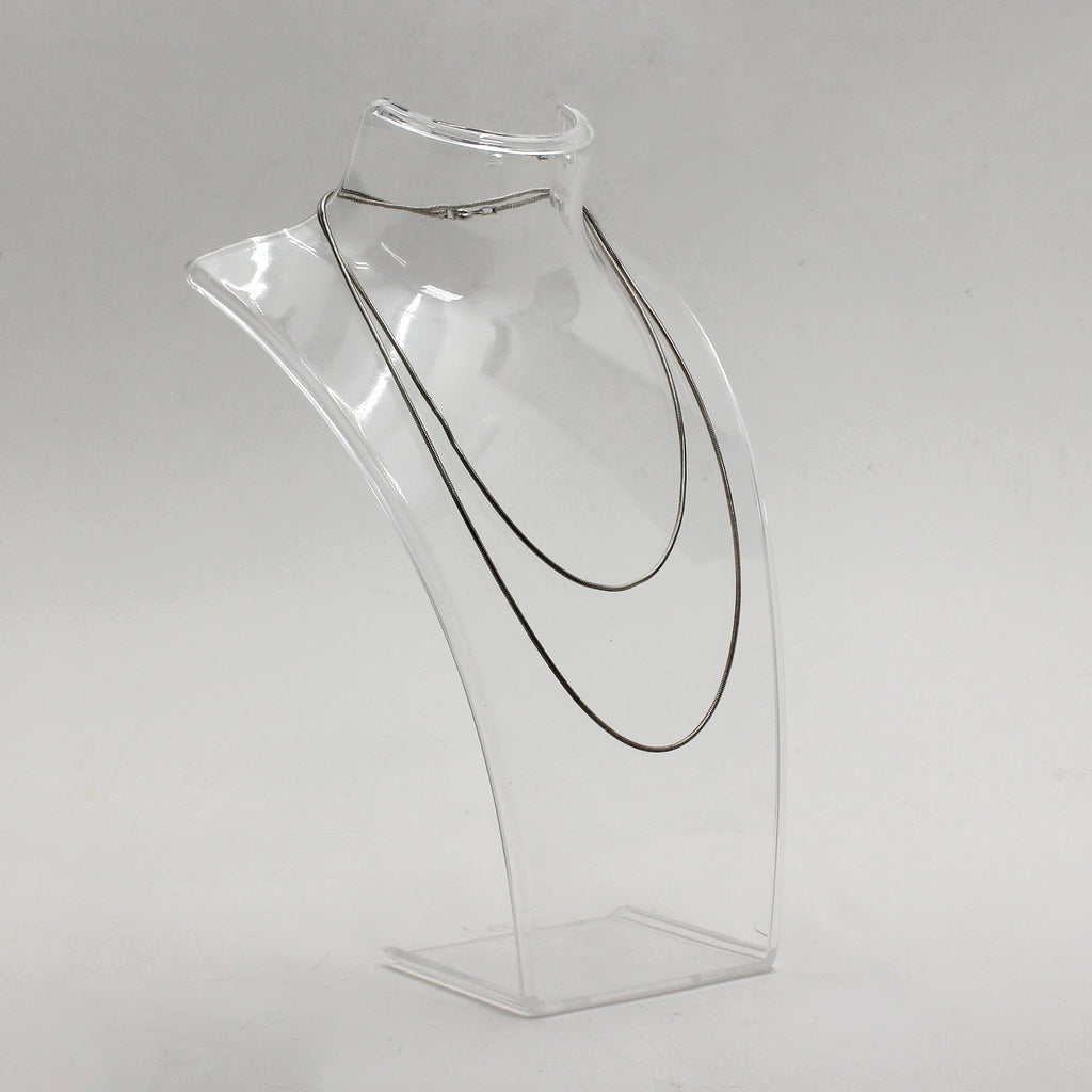 Sterling Silver Snake Link Necklace - 30"