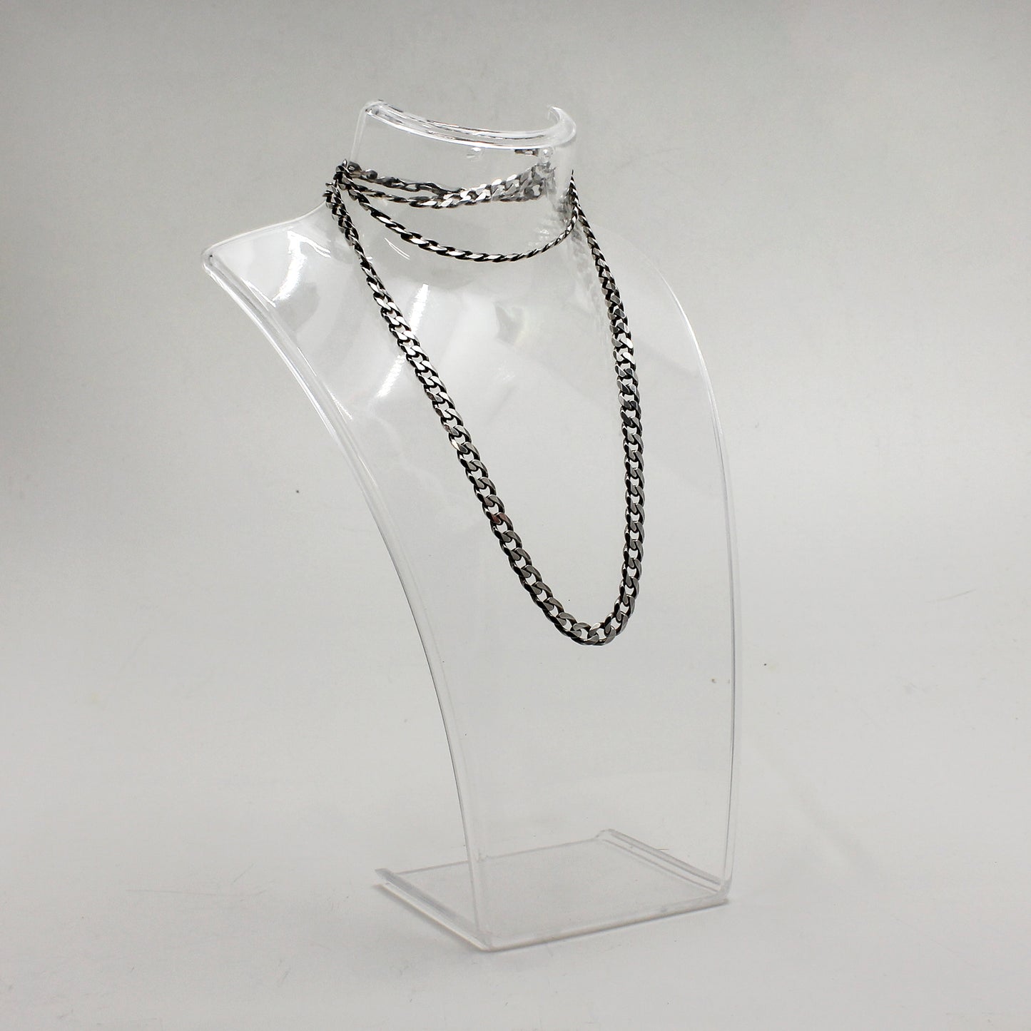 Sterling Silver Curb Necklace - 22"