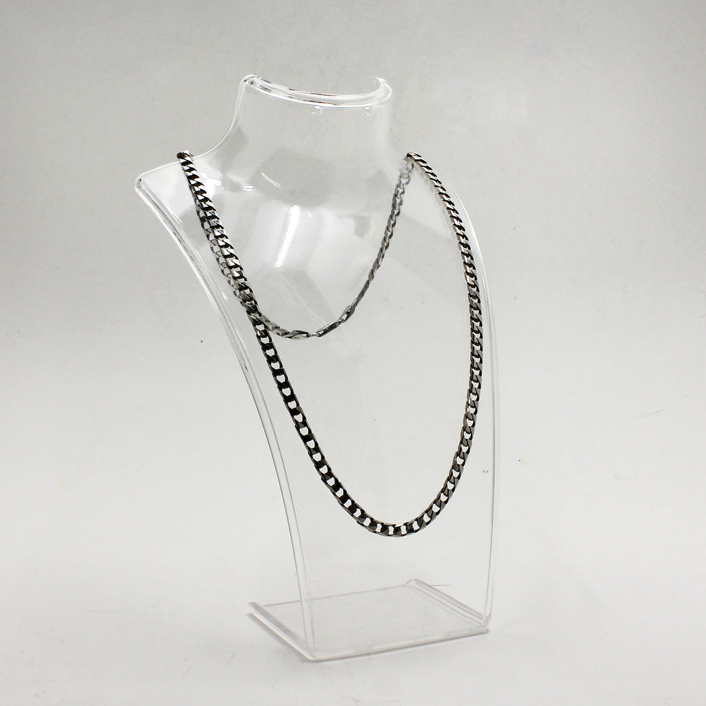 Sterling Silver Curb Necklace - 22"