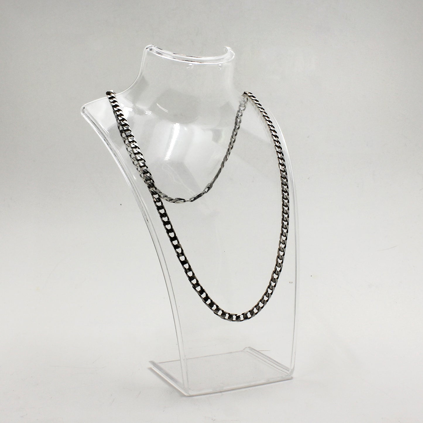 Sterling Silver Curb Necklace - 22"