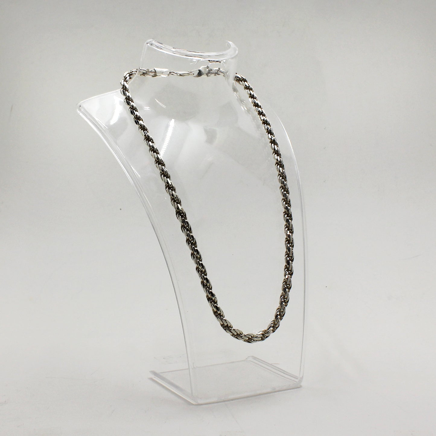 Sterling Silver Franco Link Necklace - 18.5"