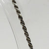 Sterling Silver Franco Link Necklace - 18.5"
