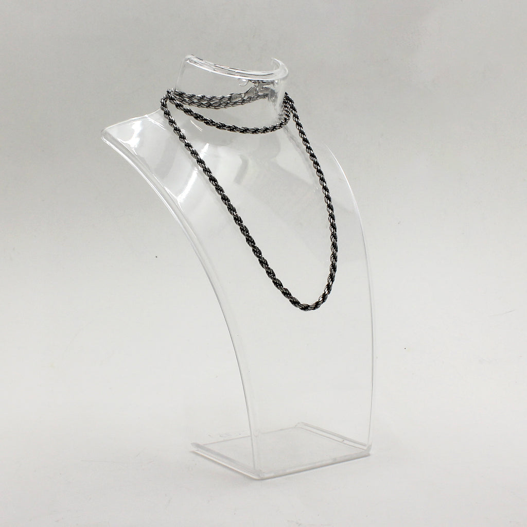 Sterling Silver Rope Link Necklace - 22"