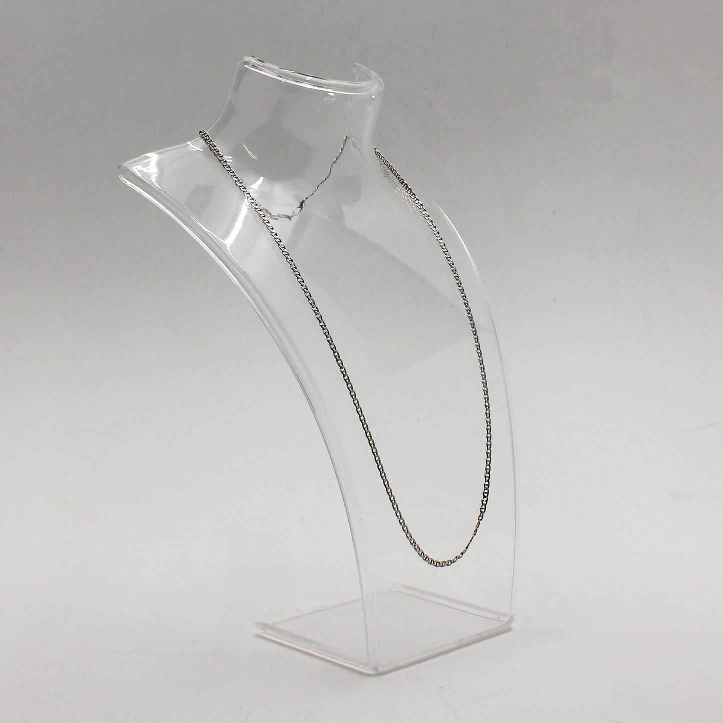 Silver Silver Flat Anchor Link Necklace - 20"