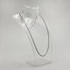 Sterling Silver Small Curb Link Necklace - 22"