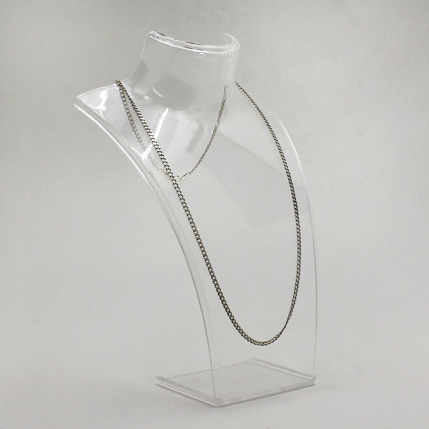 Sterling Silver Small Curb Link Necklace - 22"