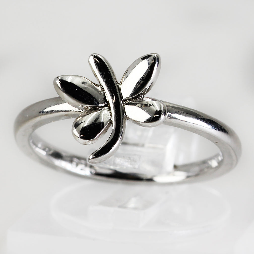 Sterling Silver Dragonfly Ring - Size 5