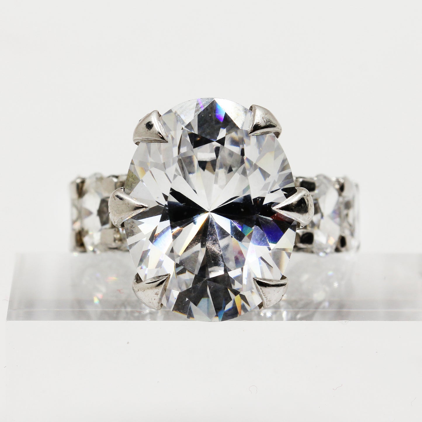 Sterling Silver 'ADASTRA' Cocktail Ring - Size 5 1/2