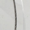 Sterling Silver Small Curb Link Necklace - 21"