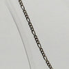 Sterling Silver Figaro Link Necklace - 20"