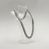 Sterling Silver Large Curb Link Necklace - 22"