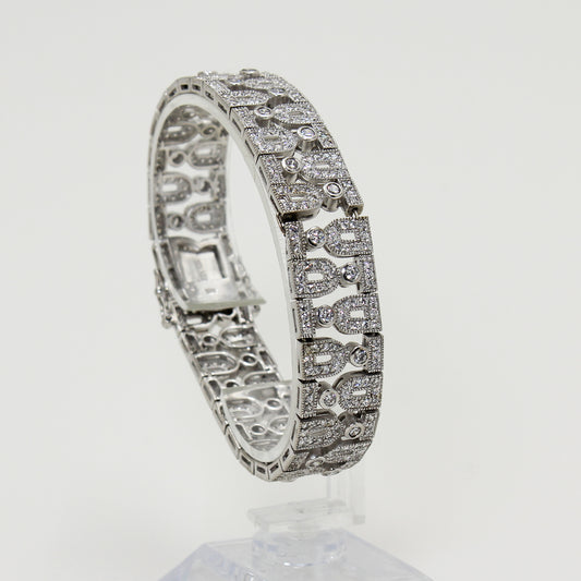 Sterling Silver Vintage Style Bracelet