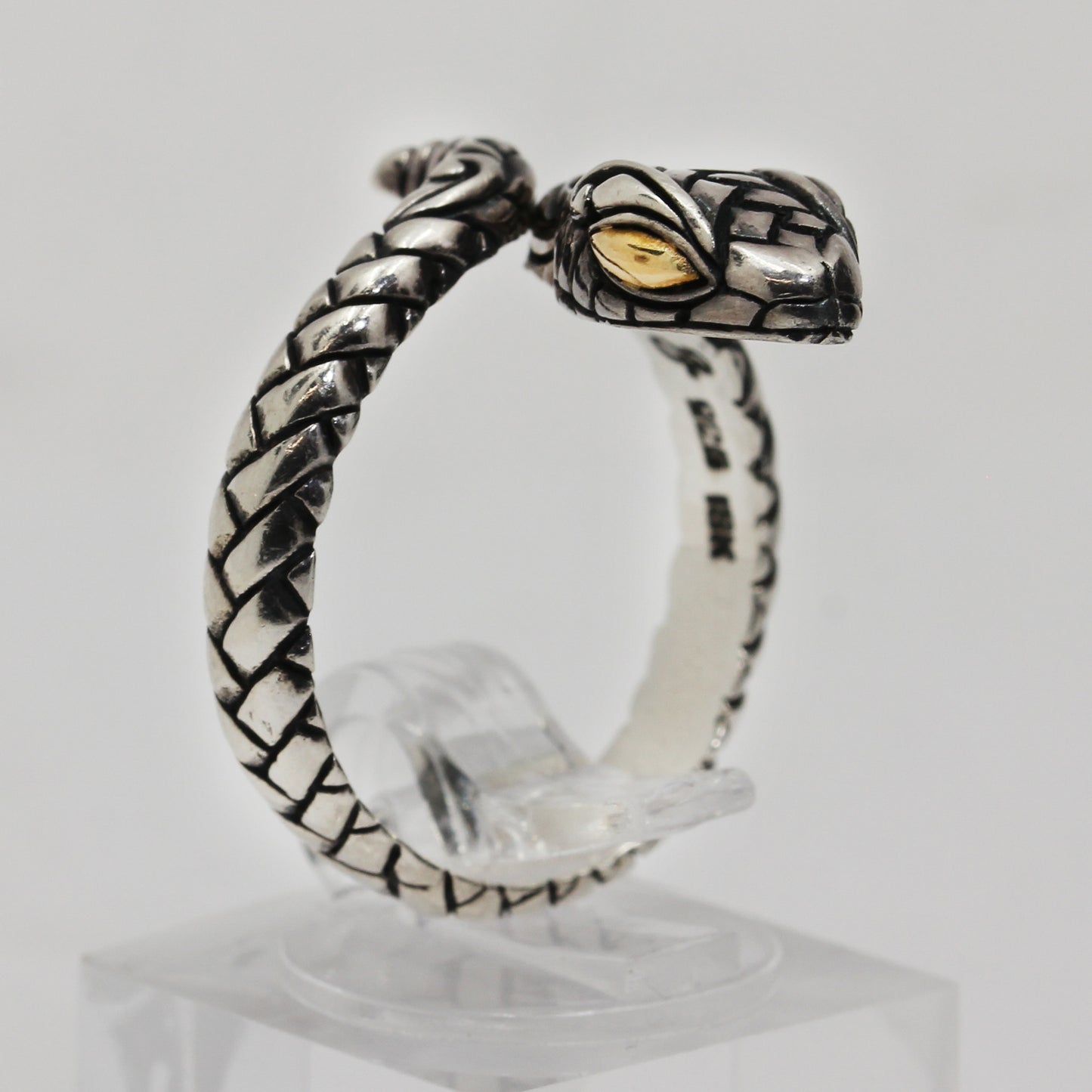 Sterling Silver Serpent Ring- Size 9