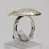 Sterling Silver Hammered Statement Ring- Size 6 1/2