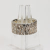 Sterling Silver Etched Ring- Size 6 1/2