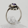 Sterling Silver Purple Antique Ring - Size 5