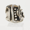 Sterling Silver Unique Geo Ring - Size 10