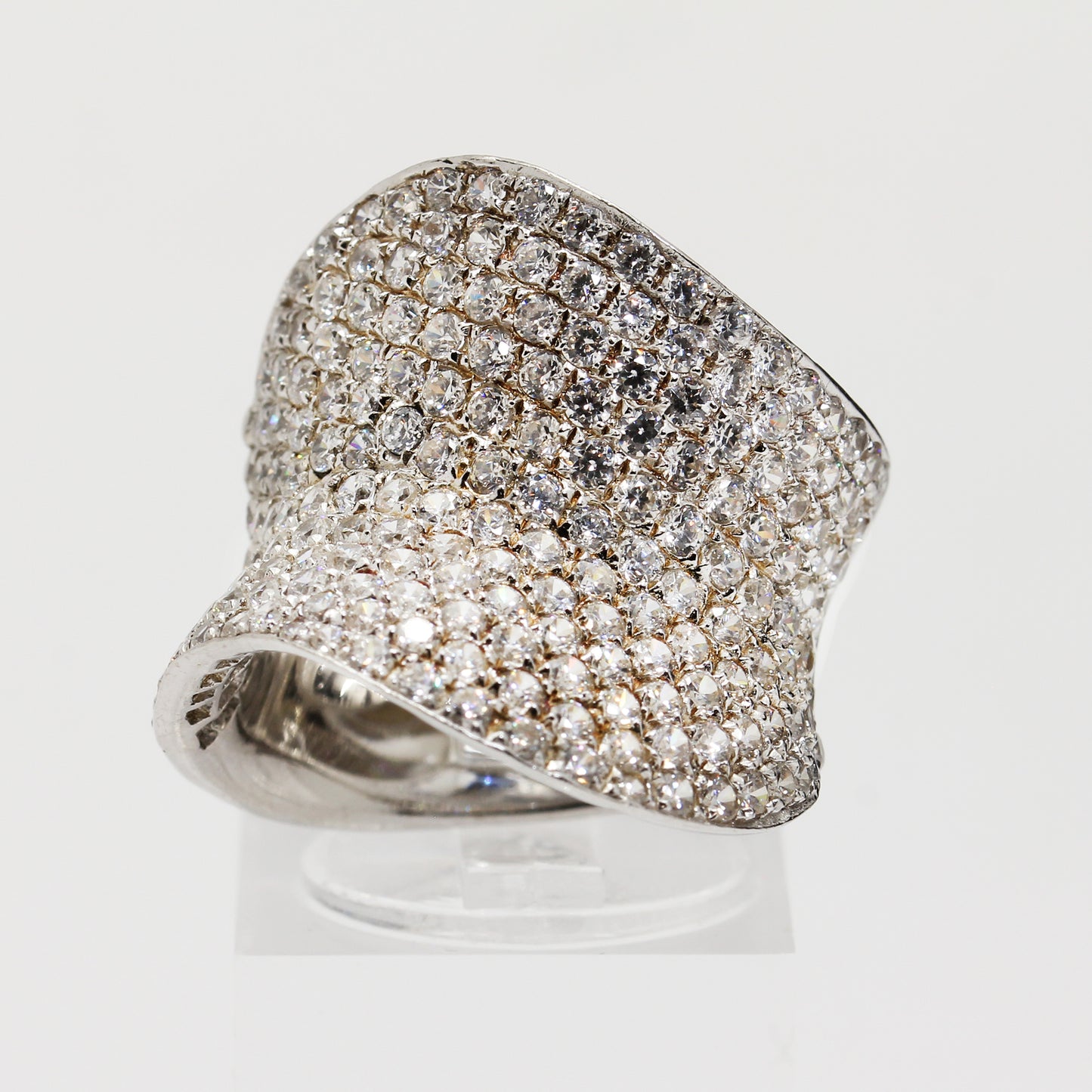 Sterling Silver Wave Ring - Size 6