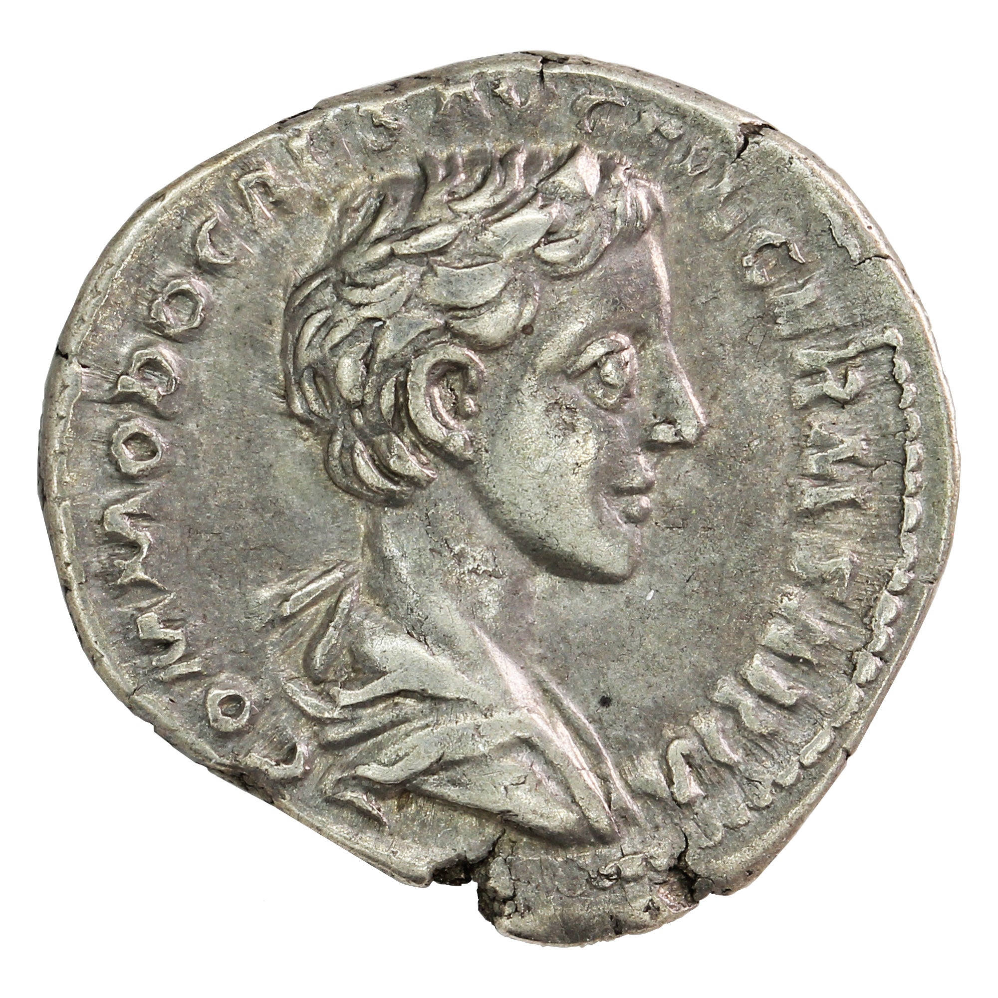 Ancient Rome 175-6AD Rev Trophy S 5547 Commodus as Caesar Silver Denar ...