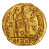 Late Roman Empire 425-455AD Valentinian III Gold Solidus AU-UNC (AU55)