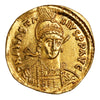 Late Roman Empire 491-518AD Anastasius Gold Solidus AU-UNC (AU55)
