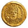 Late Roman Empire 527-565AD Justinian I Gold Solidus Almost Uncirculated (AU50)