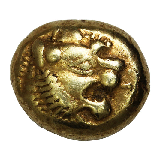 Ancient Lydian Kingdom 610-546BC "The First Coinage" Sardes Lions Head El Trite Extra Fine (EF40) RARE