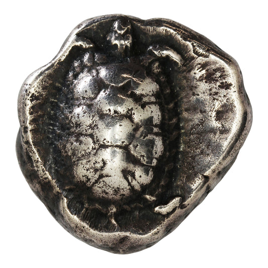 Ancient Greece 456-45BC Land Tortoise Aegina Silver Stater Extra Fine (EF40)