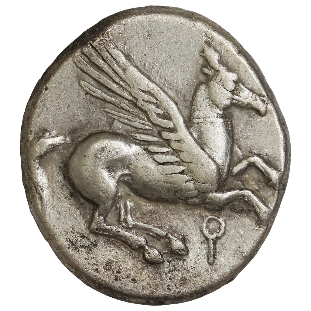 Ancient Greece 375-300BC Athena Pegasus Corinth Silver Stater Extra Fine (EF40)