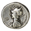 Ancient Roman Republic 113-112BC Voting Scene P. Nerva Silver Denarius VF-EF (VF30)