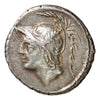 Ancient Roman Republic 103BC Mars Q. Minucius M.F. Thermus Silver Denarius VF-EF (VF30)