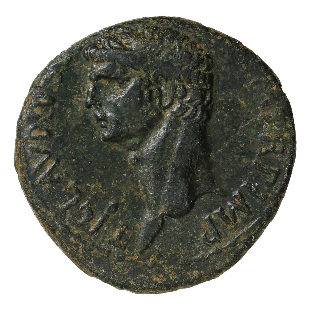 Ancient Rome 42AD Claudius Copper As VF-EF (VF30)