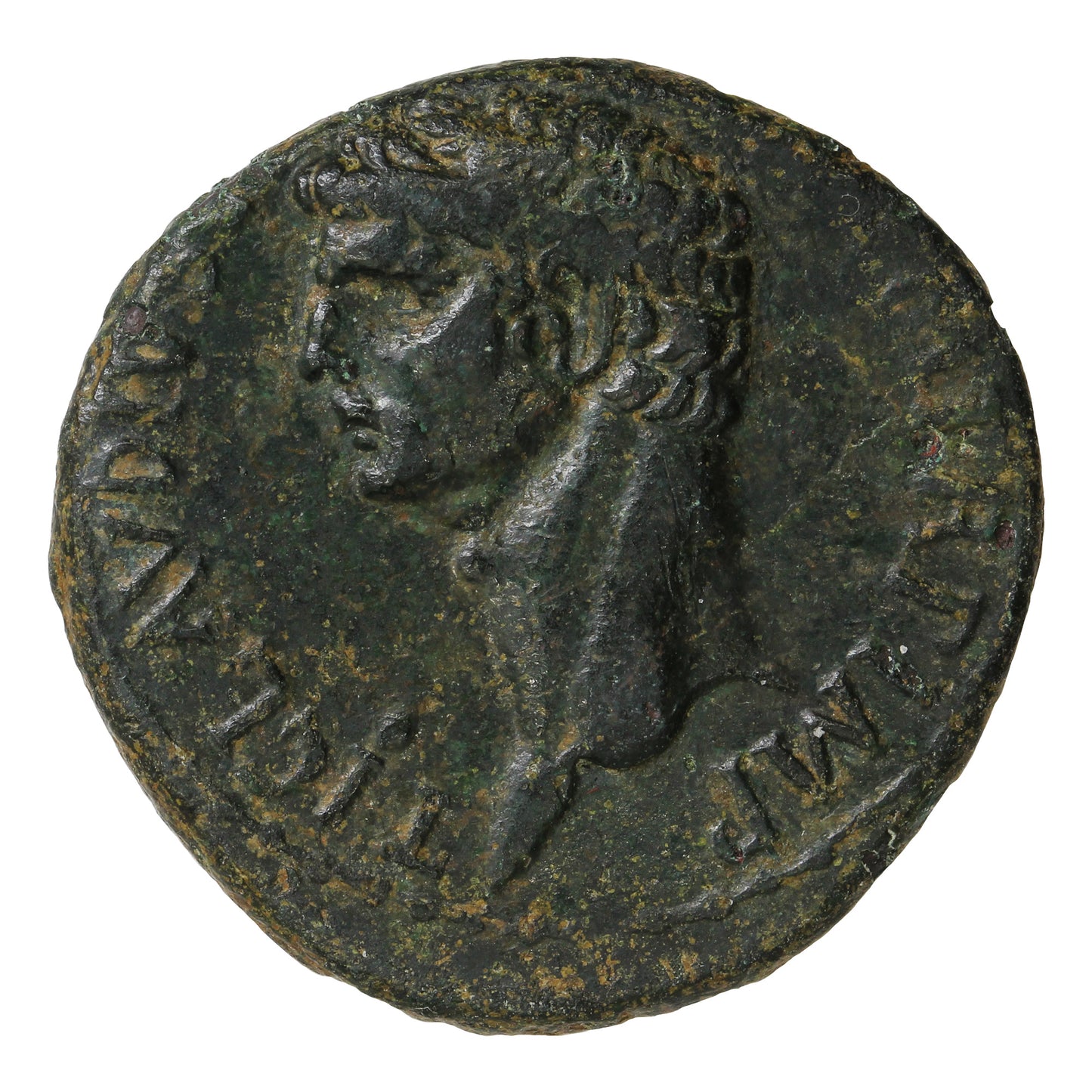 Ancient Rome 42AD Claudius Copper As VF-EF (VF30)