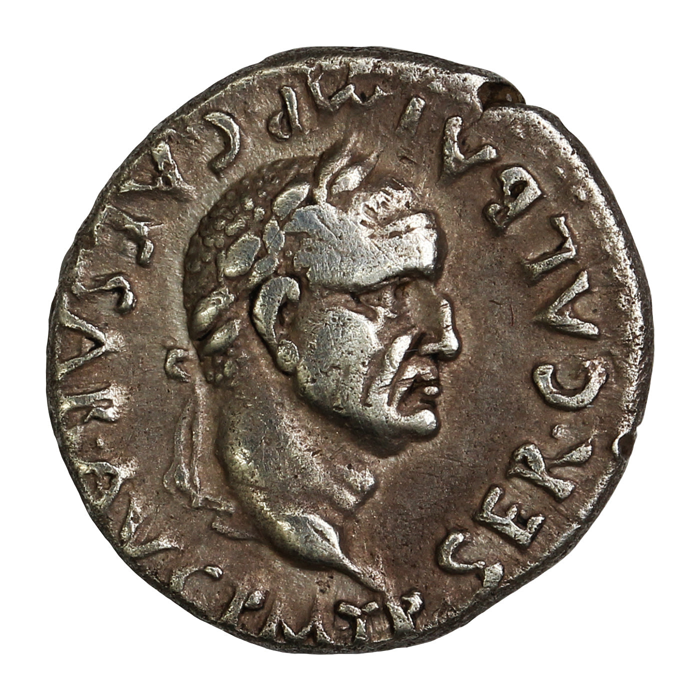 Ancient Rome 68-69AD Lugdunum Mint Galba Quinarius Very Fine (VF20)