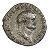 Ancient Rome 69-79AD Pax Rev. Vespasian Silver Denarius VF-EF (VF30)
