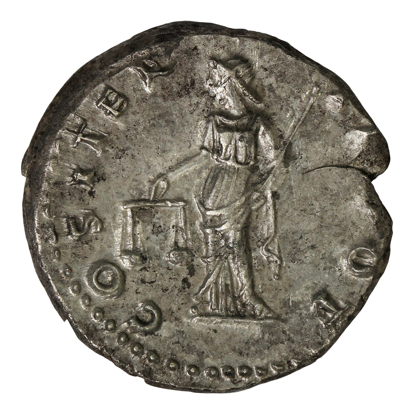 Ancient Rome 70AD S2284 Vespasian Silver Denarius Almost Uncirculated (AU50)