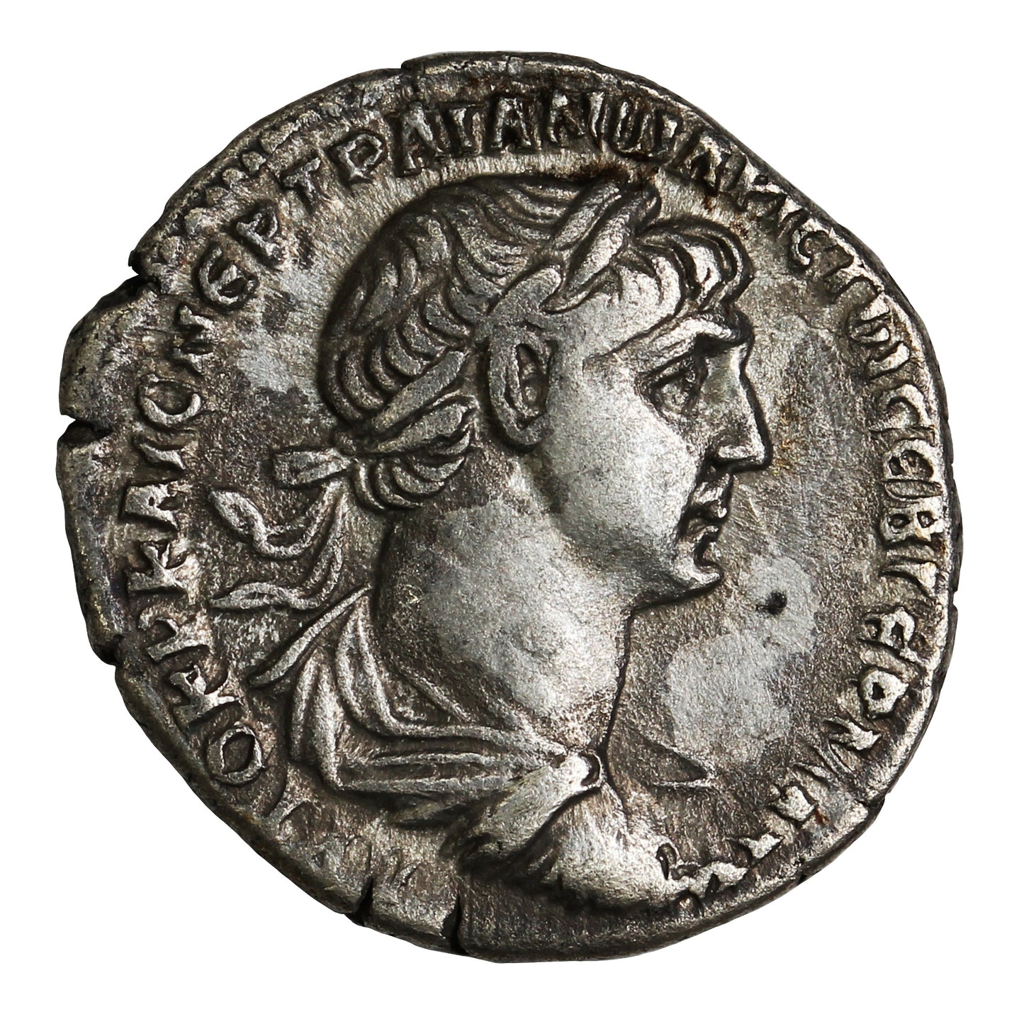 Ancient Rome 98-117AD Rev. Camel Trajan Silver Denarius EF-AU (EF45)