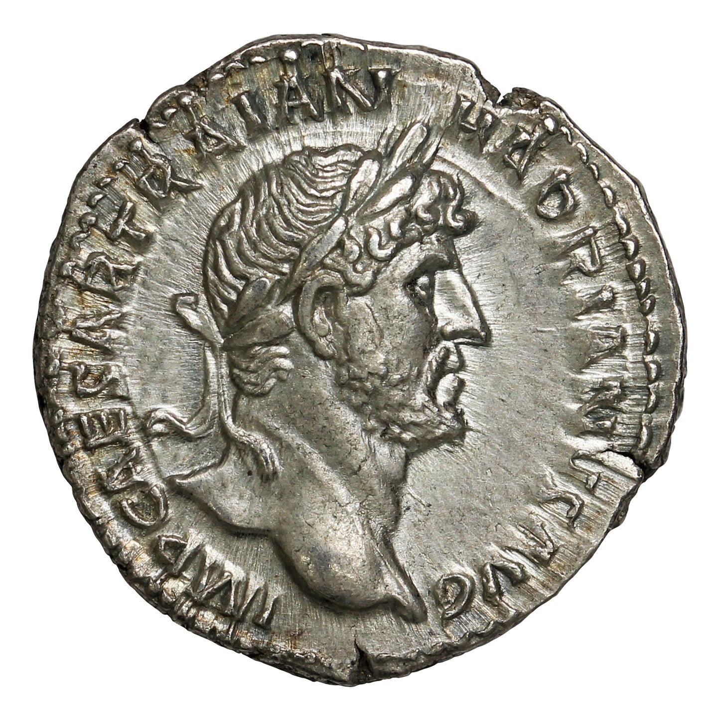 Ancient Rome 117-138AD S3502 Hadrian Silver Denarius AU-UNC (AU55)