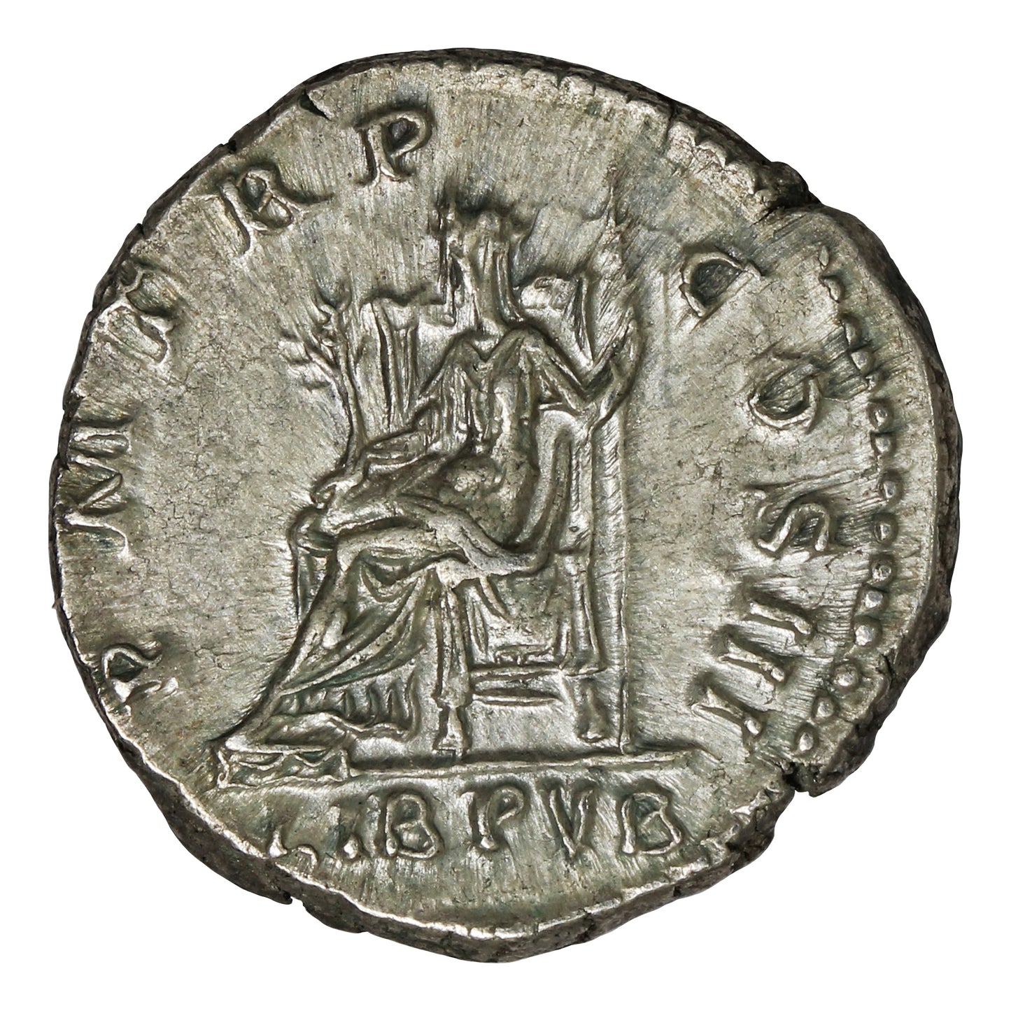 Ancient Rome 117-138AD S3502 Hadrian Silver Denarius AU-UNC (AU55)