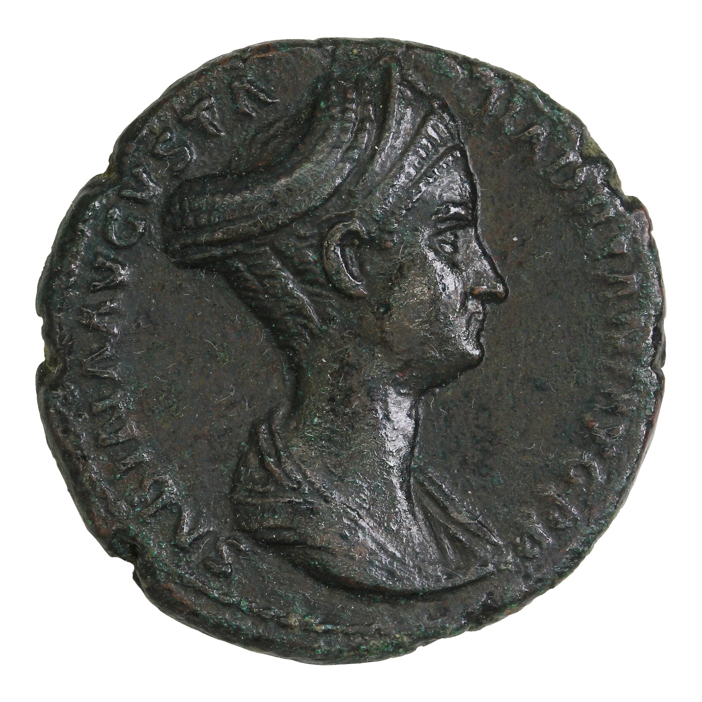 Ancient Rome 128-136AD Ceres Rev. Sabina Dupondius EF-AU (EF45)