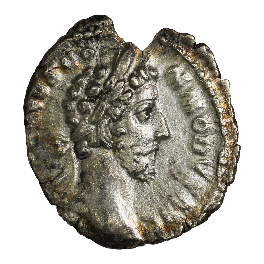 Ancient Rome 177-192AD Victory Rev. Commodus Silver Denarius Very Fine (VF20)