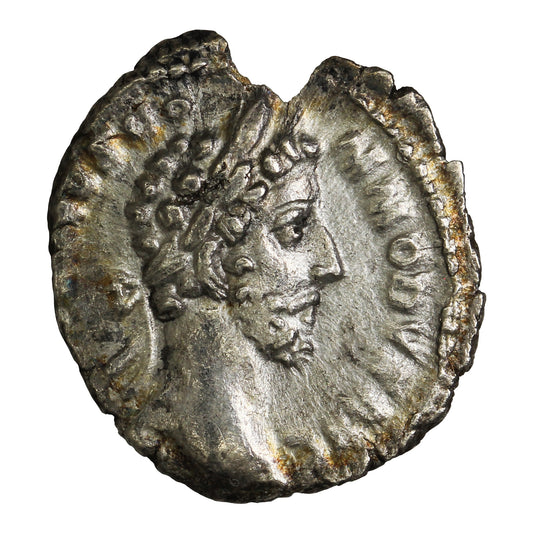 Ancient Rome 177-192AD Victory Rev. Commodus Silver Denarius Very Fine (VF20)