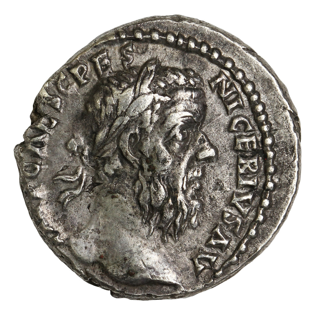 Ancient Rome 193A Victory Rev. Pescennius Niger Silver Denarius Extra Fine (EF40)