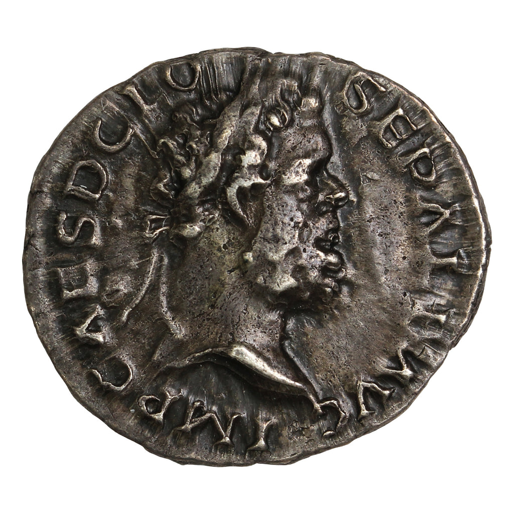 Ancient Rome 195-196AD Victory Rev. Clodius Albinus Silver Denarius Extra Fine (EF40)